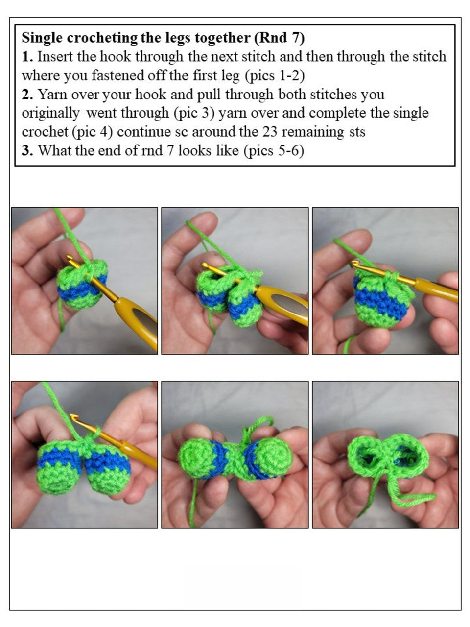 Ninja Turtles Crochet Pattern