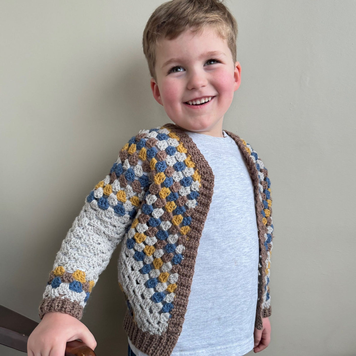 Kids Classic Cardigan Crochet Pattern