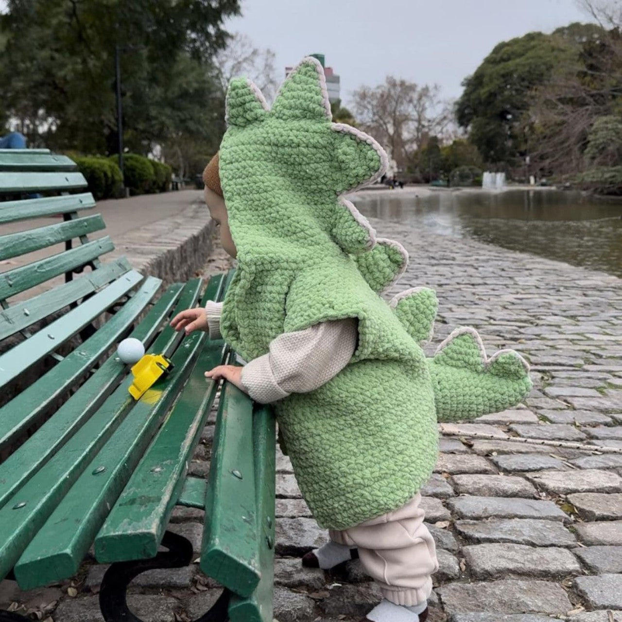 Baby Dino Vest Crochet Pattern