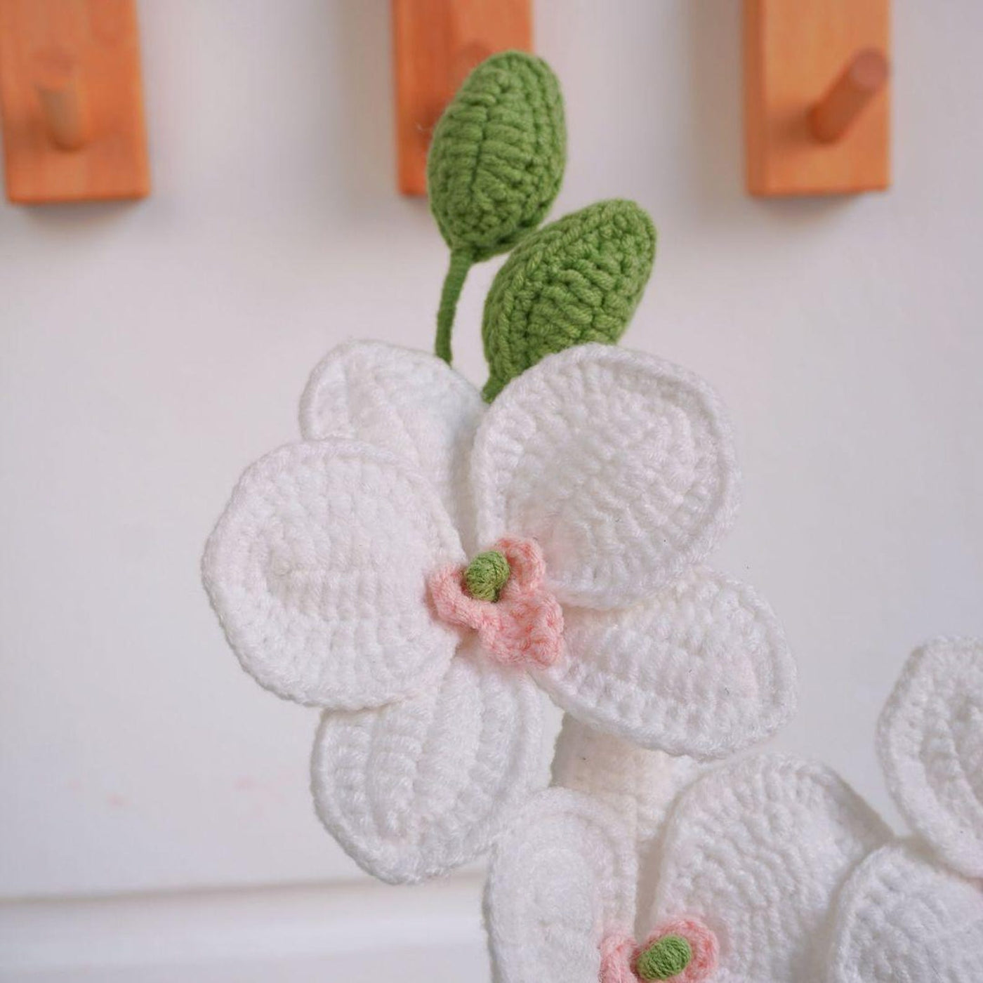 Decor Orchid Flowers Crochet Pattern