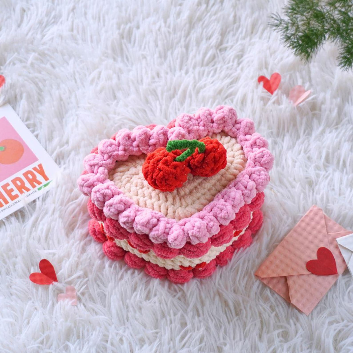 Cherry Shortcake Crochet Pattern