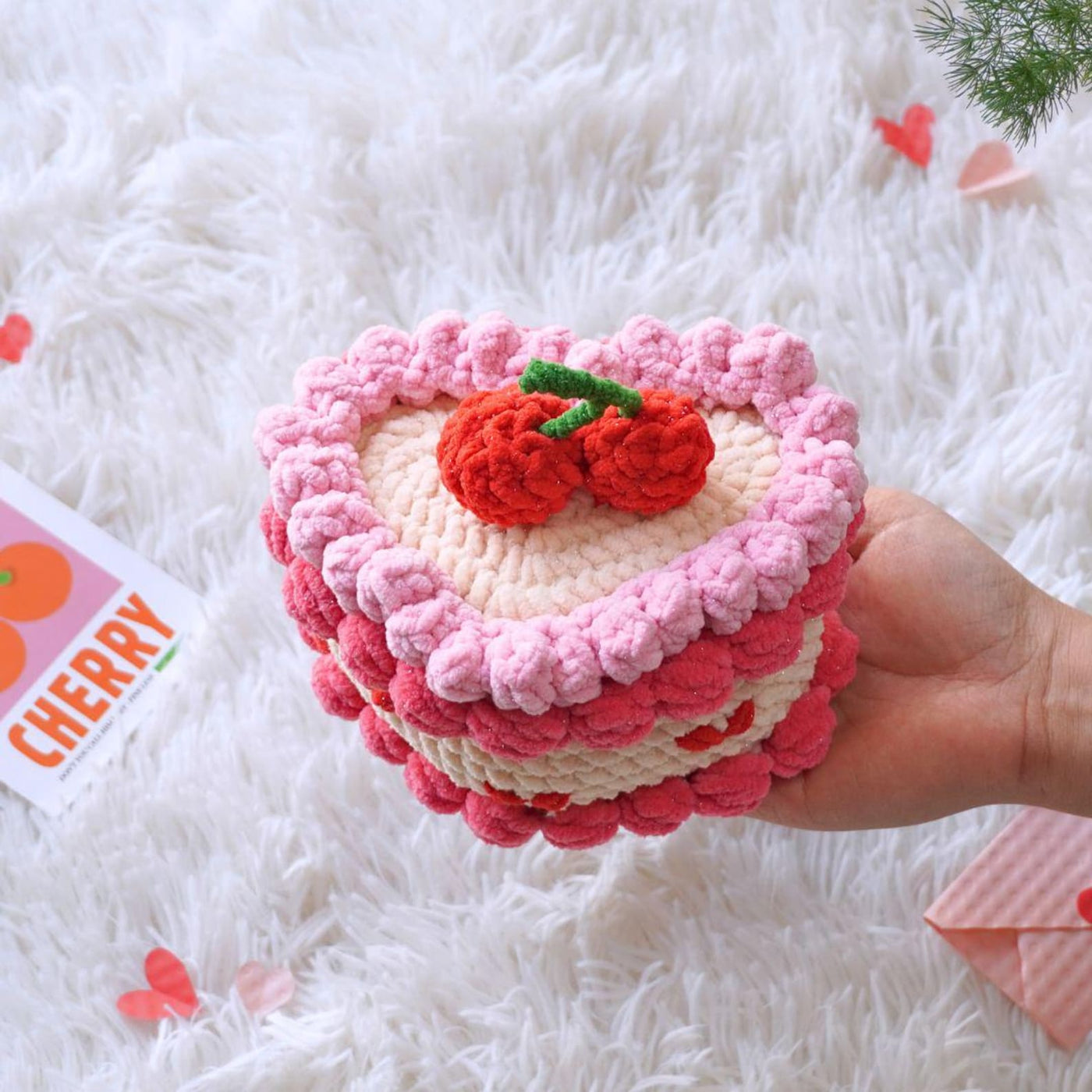 Cherry Shortcake Crochet Pattern