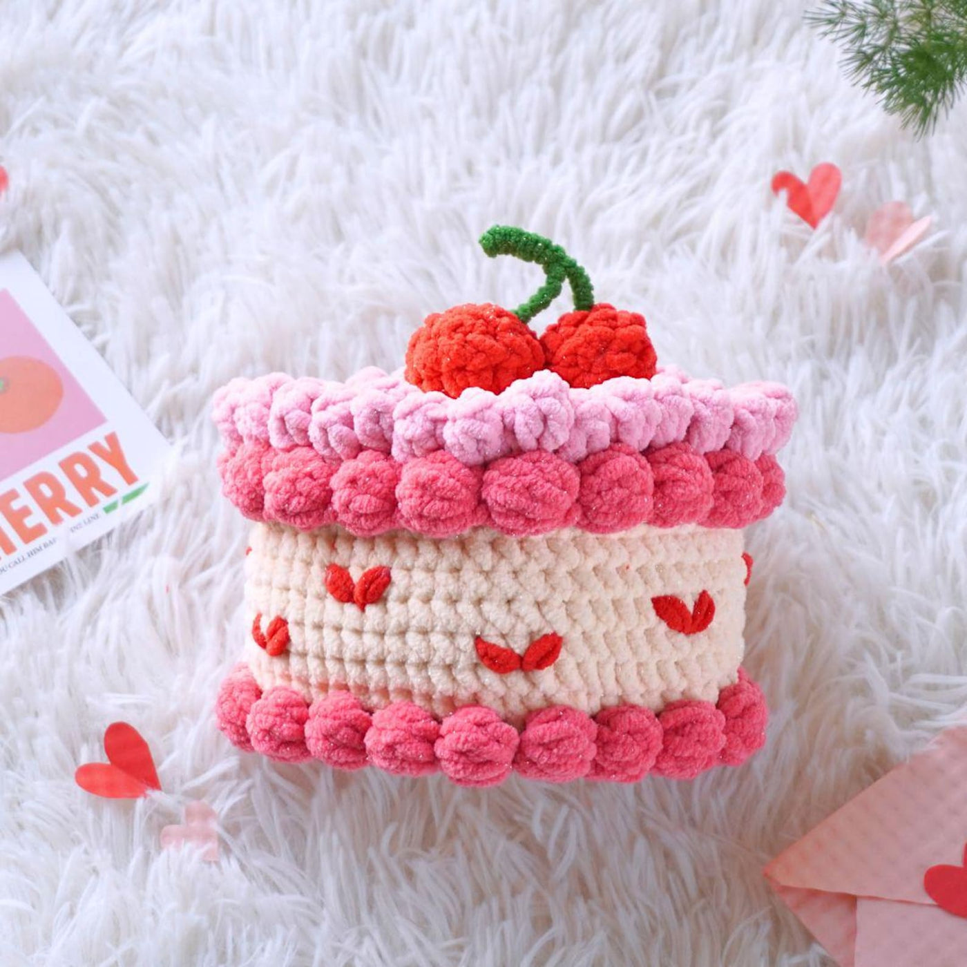 Cherry Shortcake Crochet Pattern