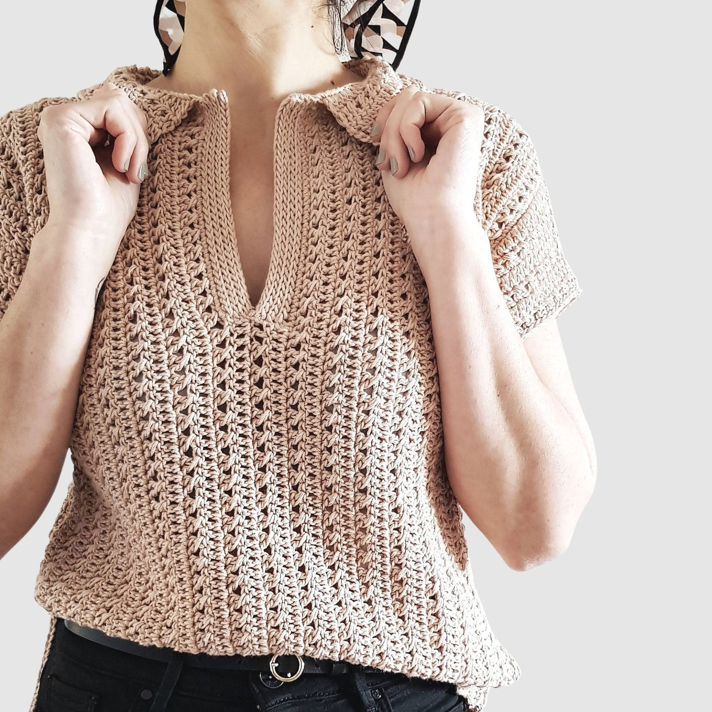 Fashionable Boho Top Crochet Pattern