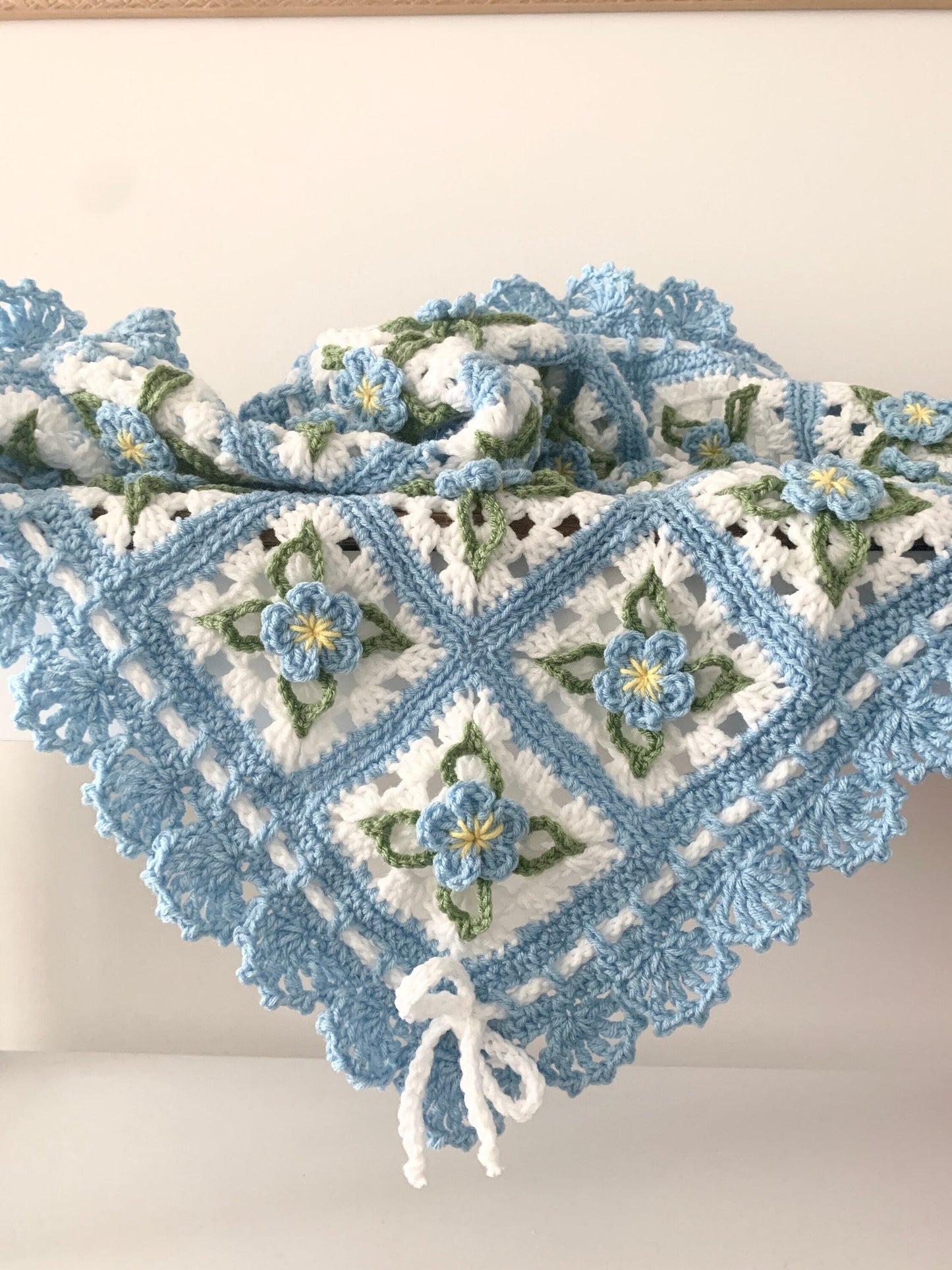 Bluebell Baby Blanket Crochet Pattern