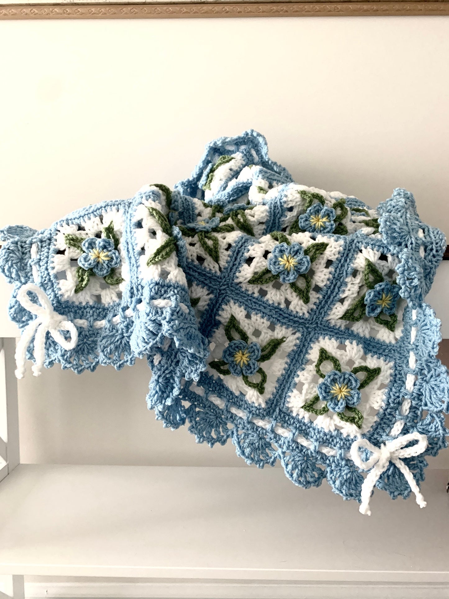 Bluebell Baby Blanket Crochet Pattern