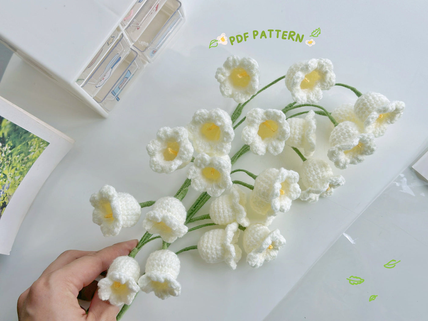 Flower Decor - Bell Flowers Crochet Pattern
