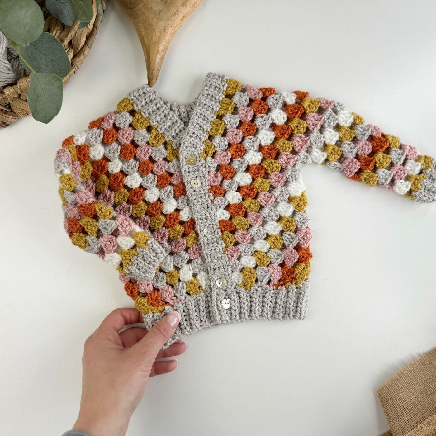 Kids Classic Cardigan Crochet Pattern