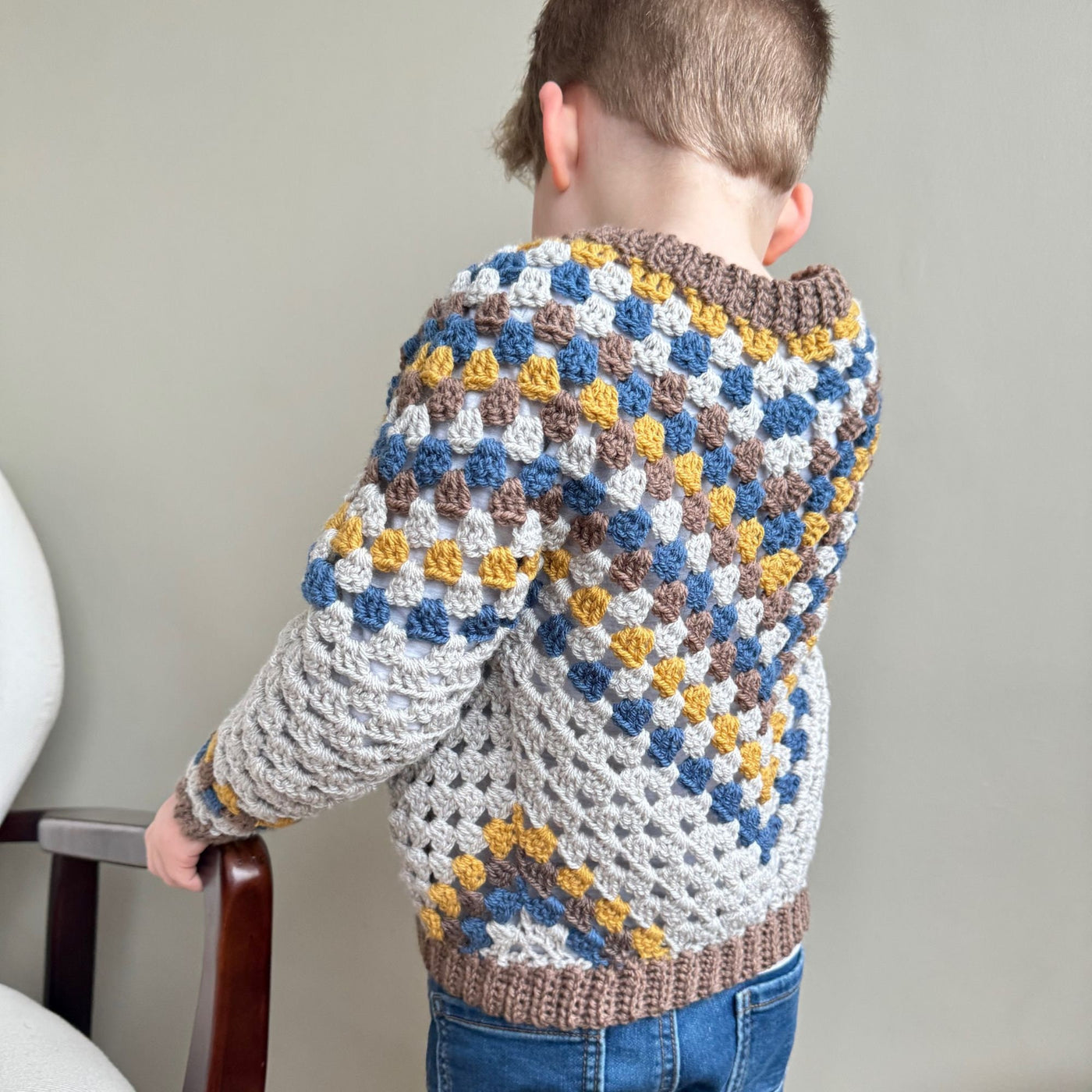 Kids Classic Cardigan Crochet Pattern