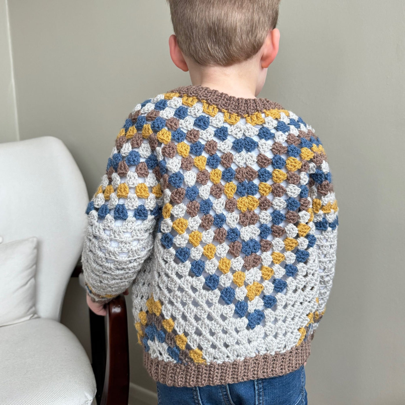 Kids Classic Cardigan Crochet Pattern