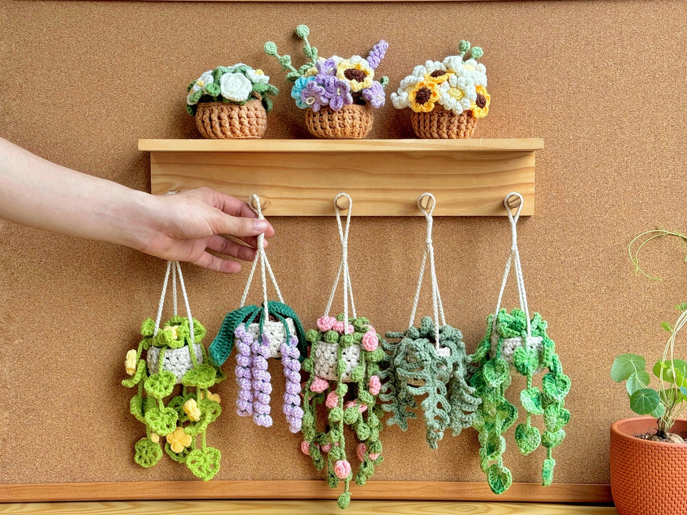 Fancy Hanging Plants Decor Crochet Pattern