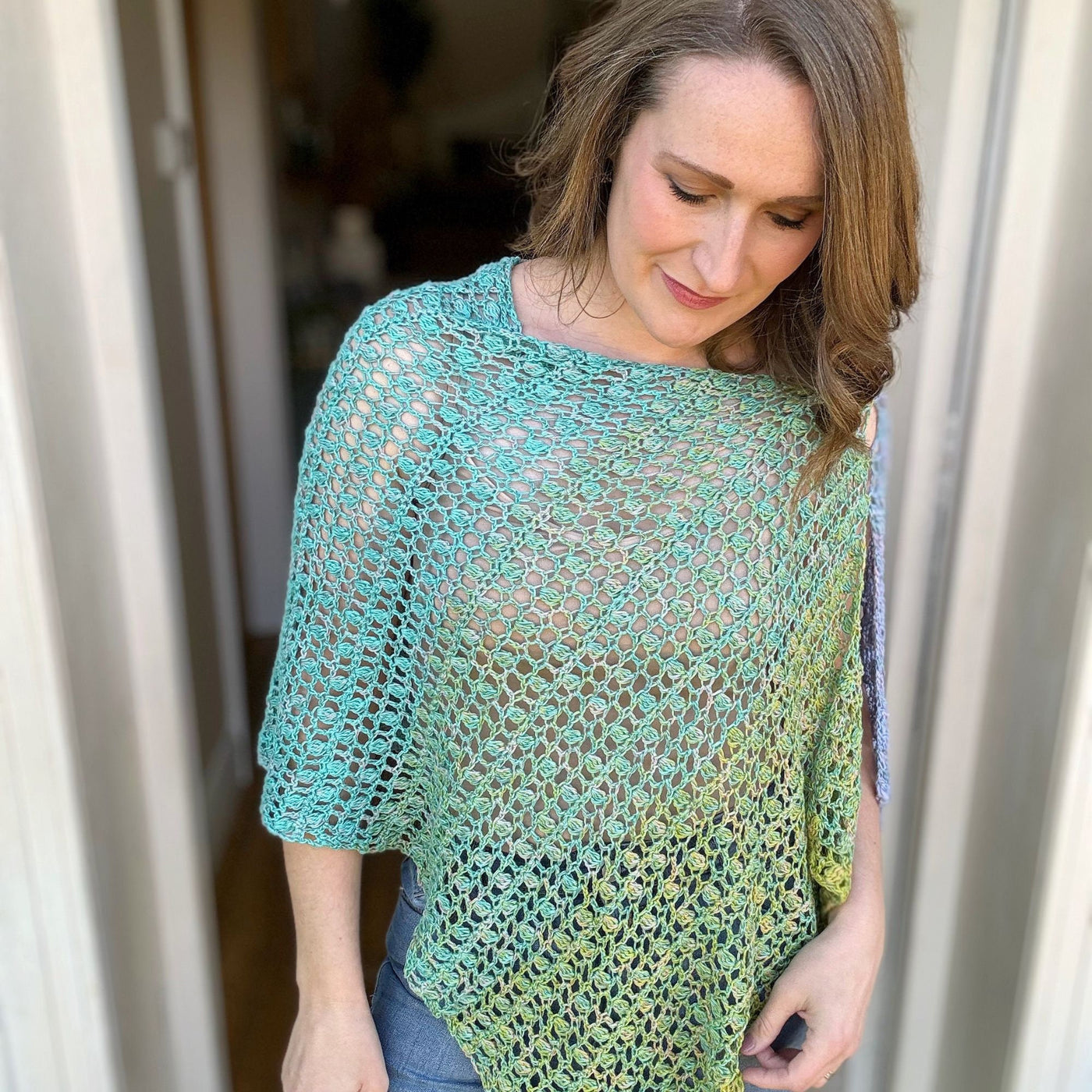Lacey Coverup Shawl Crochet Pattern