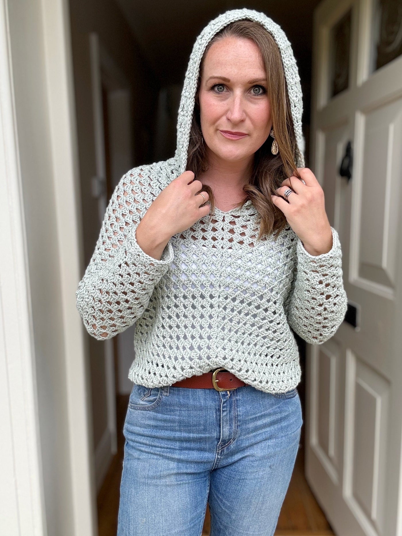 Lightweight Sweater Hoodie Crochet Pattern