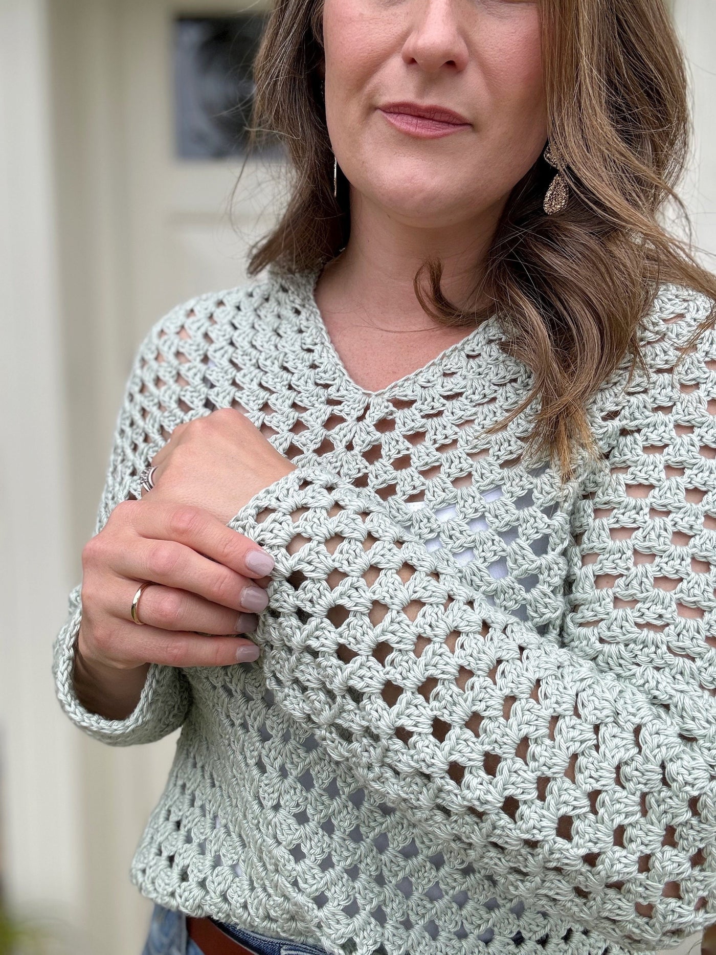 Lightweight Sweater Hoodie Crochet Pattern