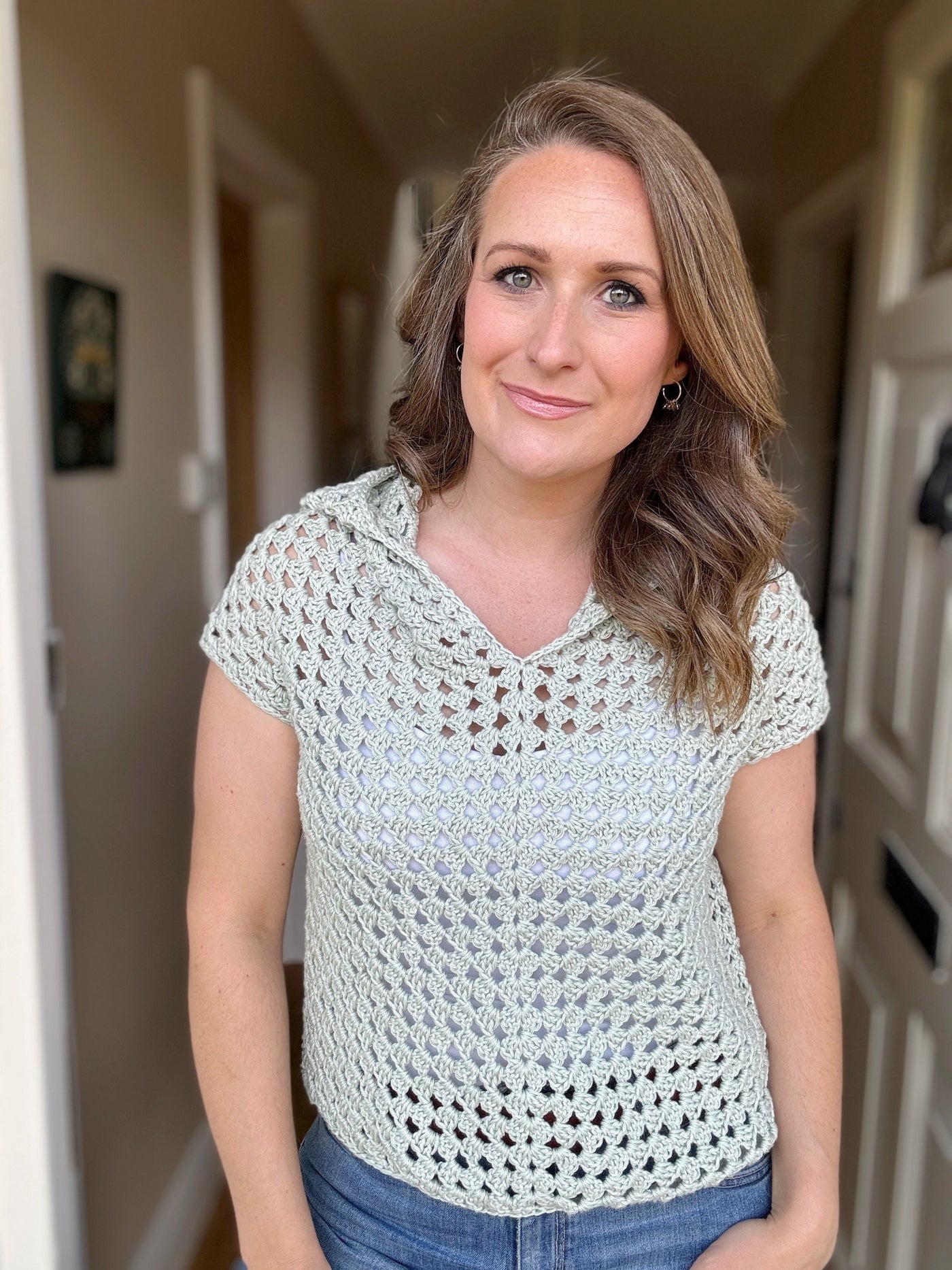 Lightweight Sweater Hoodie Crochet Pattern