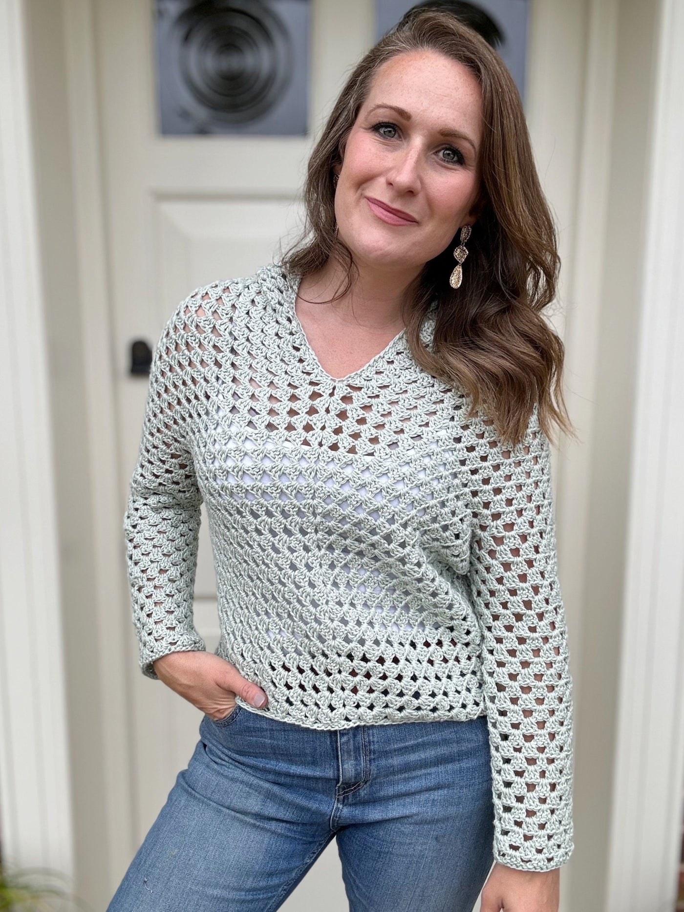 Lightweight Sweater Hoodie Crochet Pattern