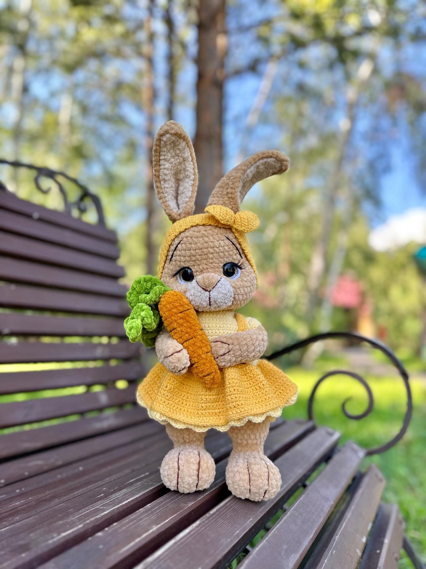 Stuffed Lady Bunny Crochet Pattern