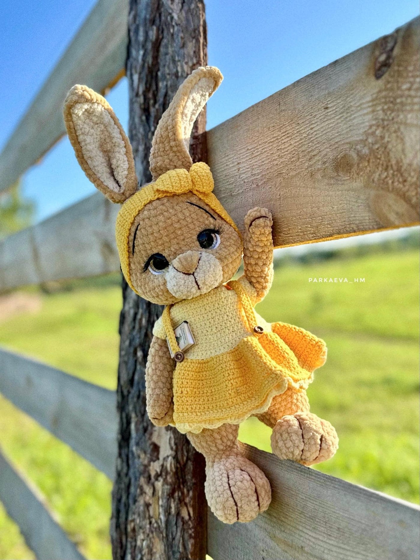 Stuffed Lady Bunny Crochet Pattern
