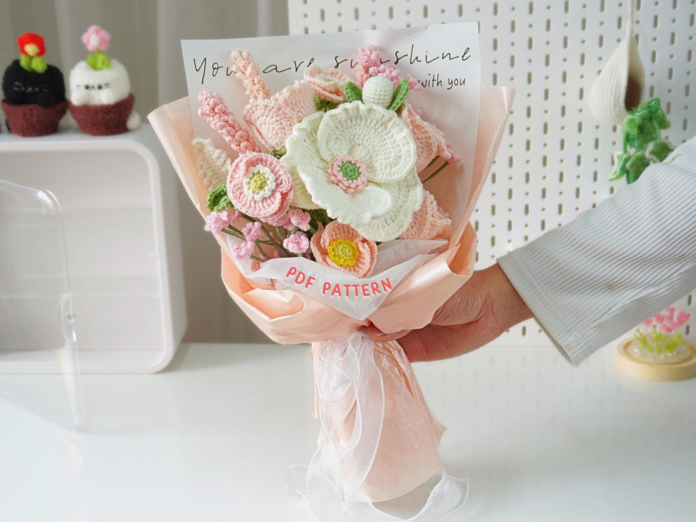 Fancy Boquet of Flowers Crochet Pattern
