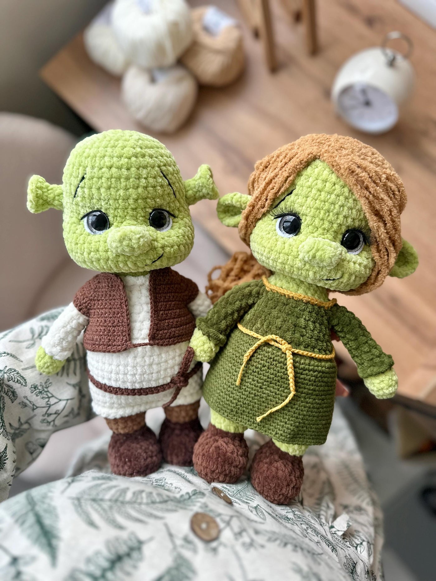 Shrek and Fiona Crochet Pattern
