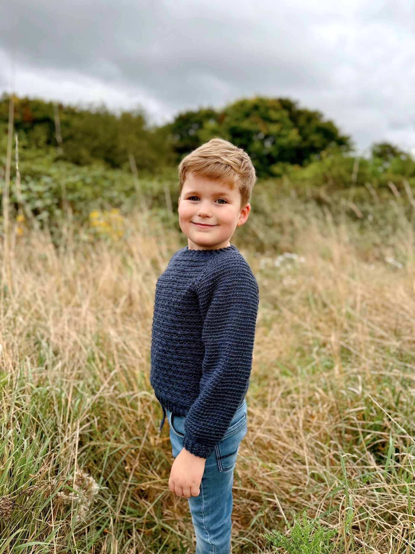 Kids Classic Pullover Sweater Crochet Pattern