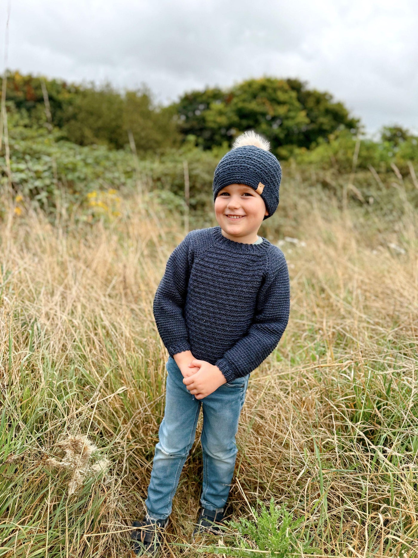 Kids Classic Pullover Sweater Crochet Pattern