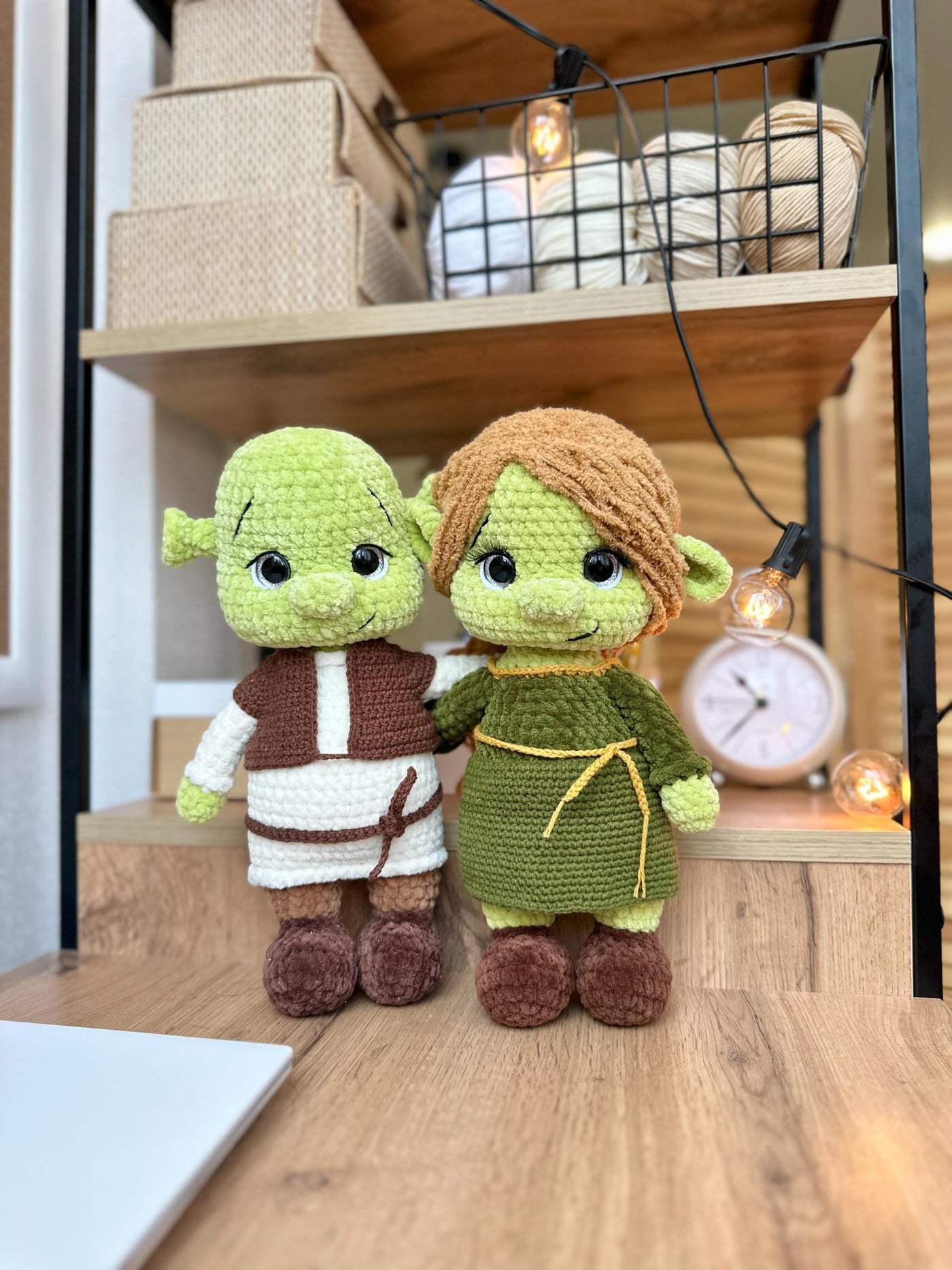 Shrek and Fiona Crochet Pattern