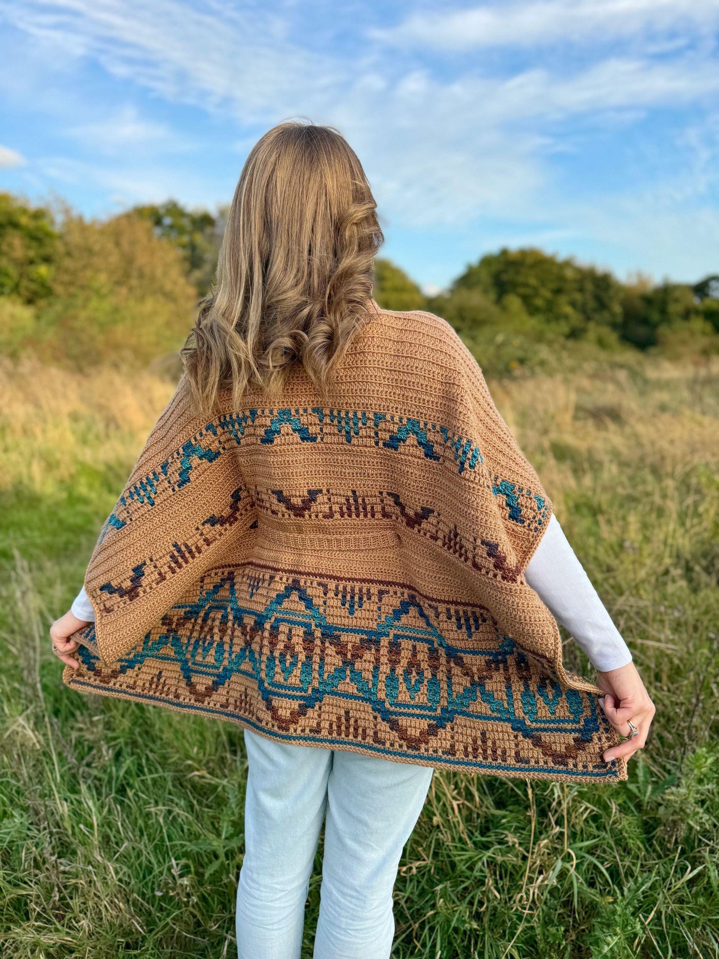 Square Type Laced Coverup Crochet Pattern