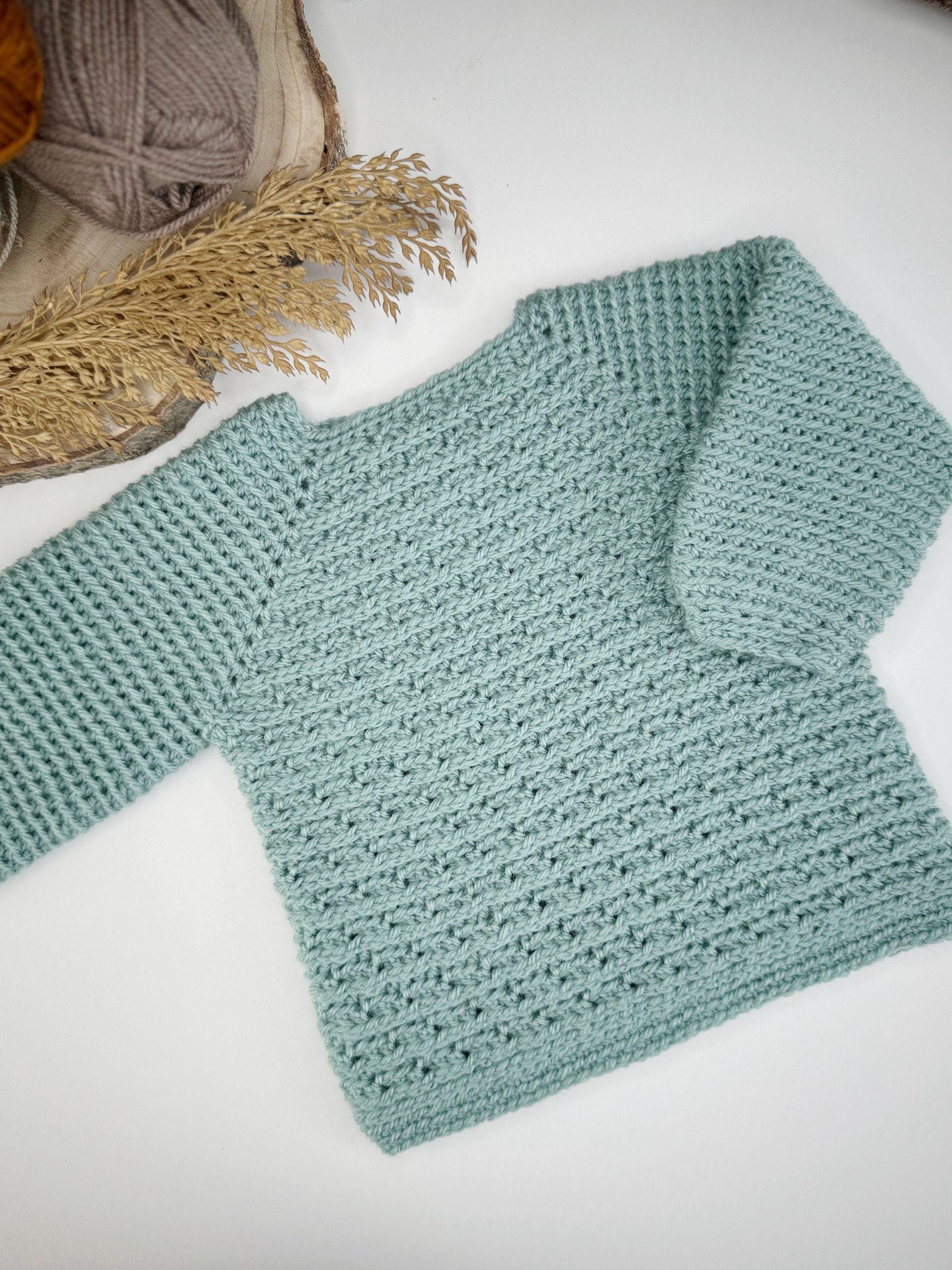 Kids Classic Pullover Sweater Crochet Pattern