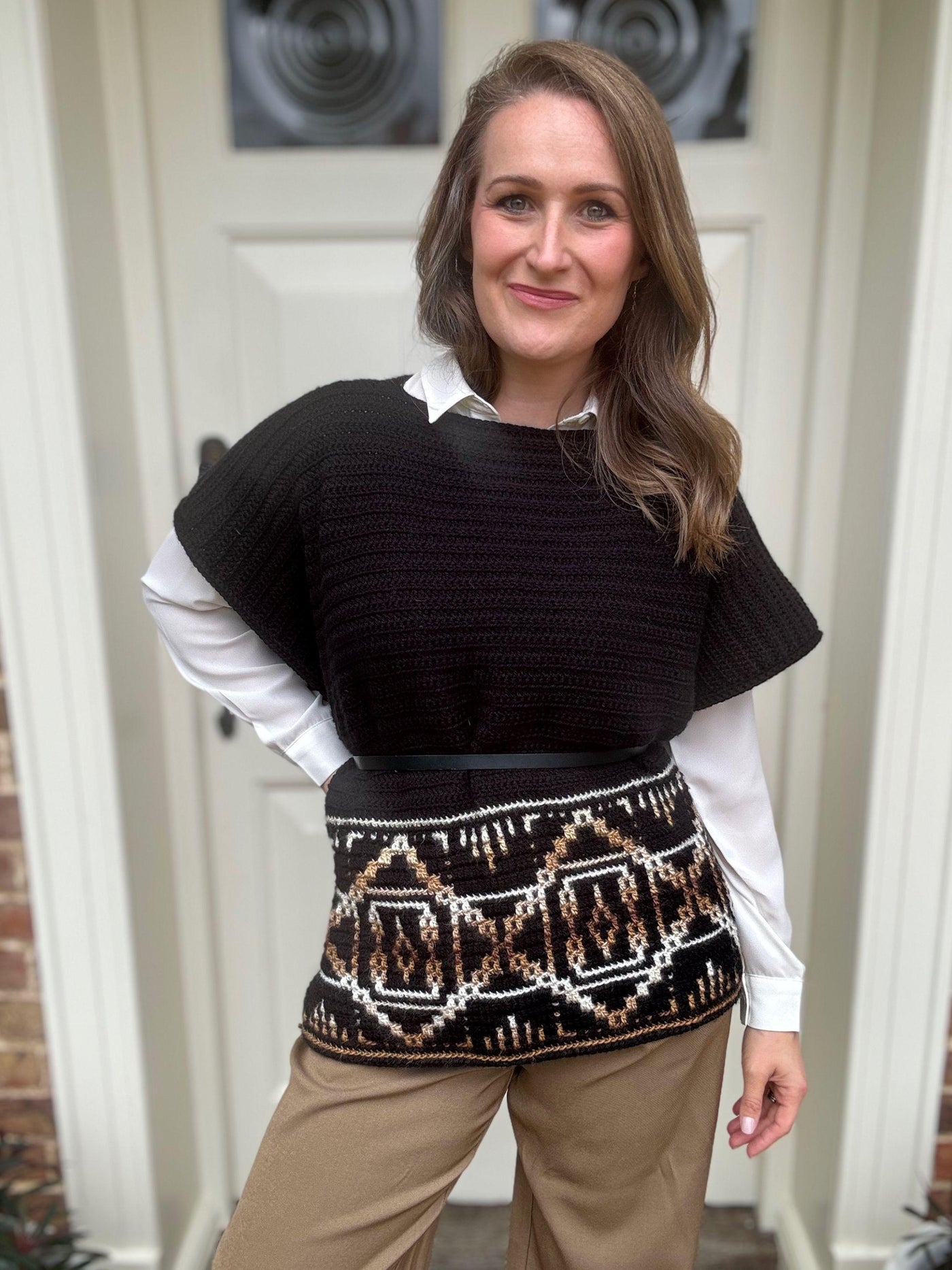 Square Type Laced Coverup Crochet Pattern
