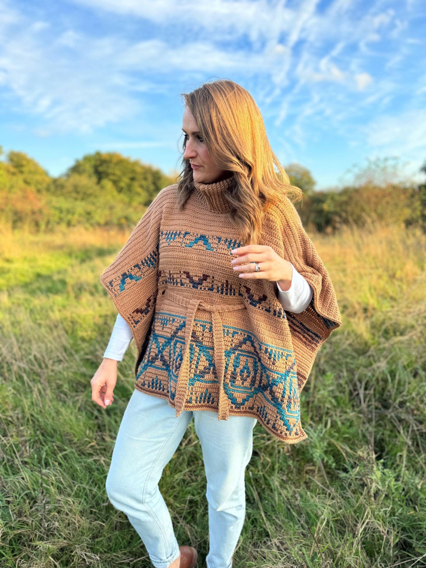 Square Type Laced Coverup Crochet Pattern