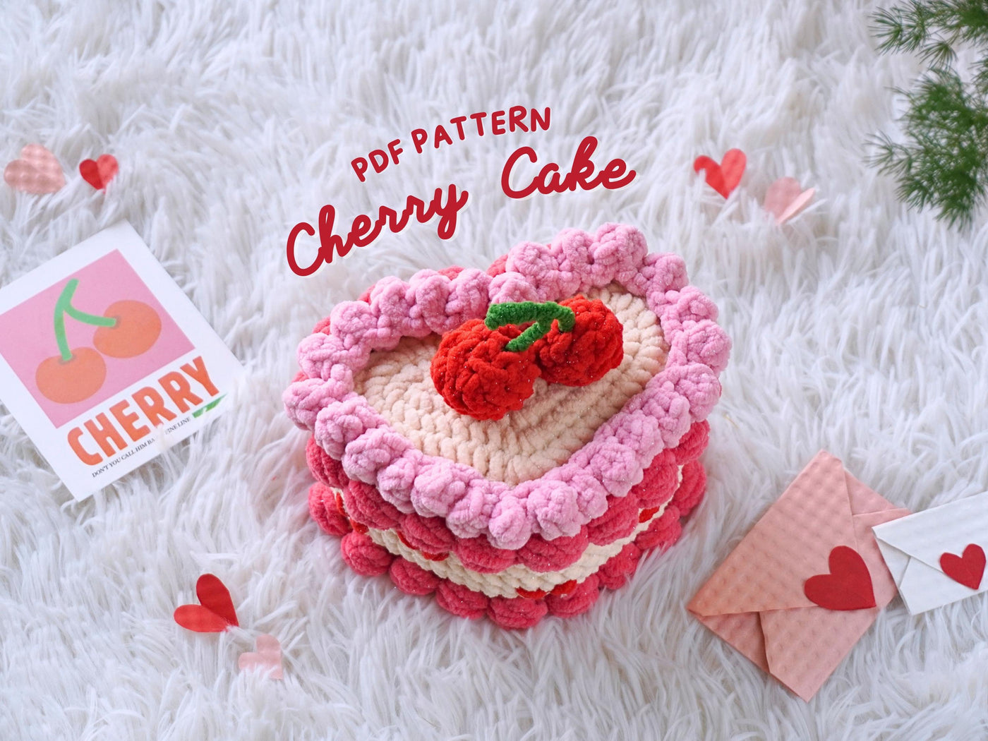Cherry Shortcake Crochet Pattern