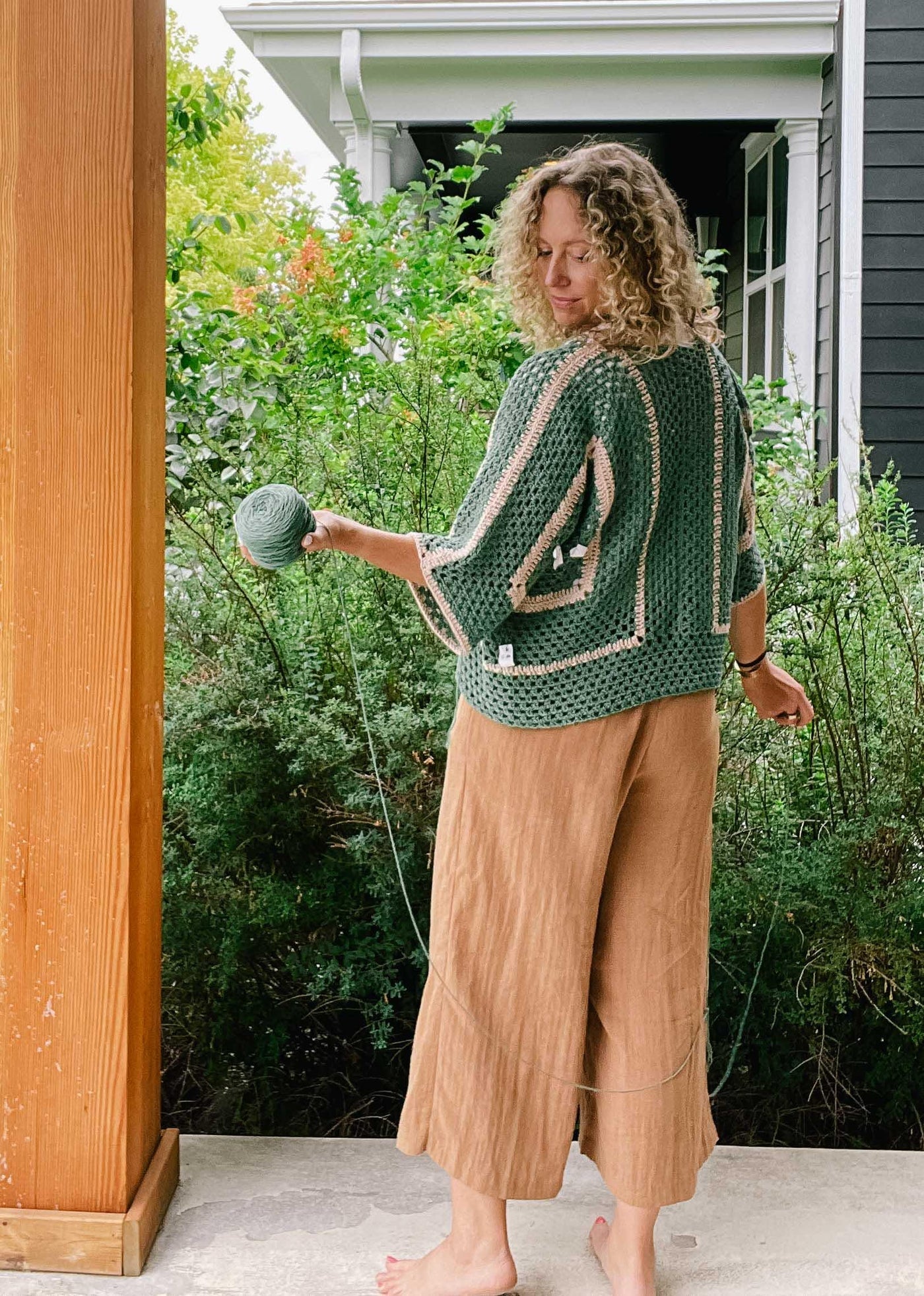 Lightweight Buttoned Summer Top Crochet Pattern
