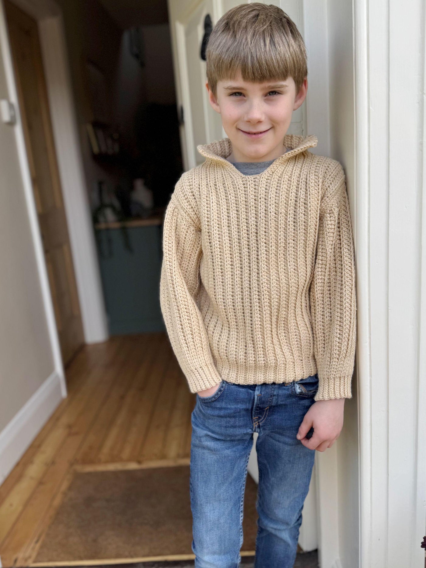 Comfy Sweater Ribbed Crochet Pattern