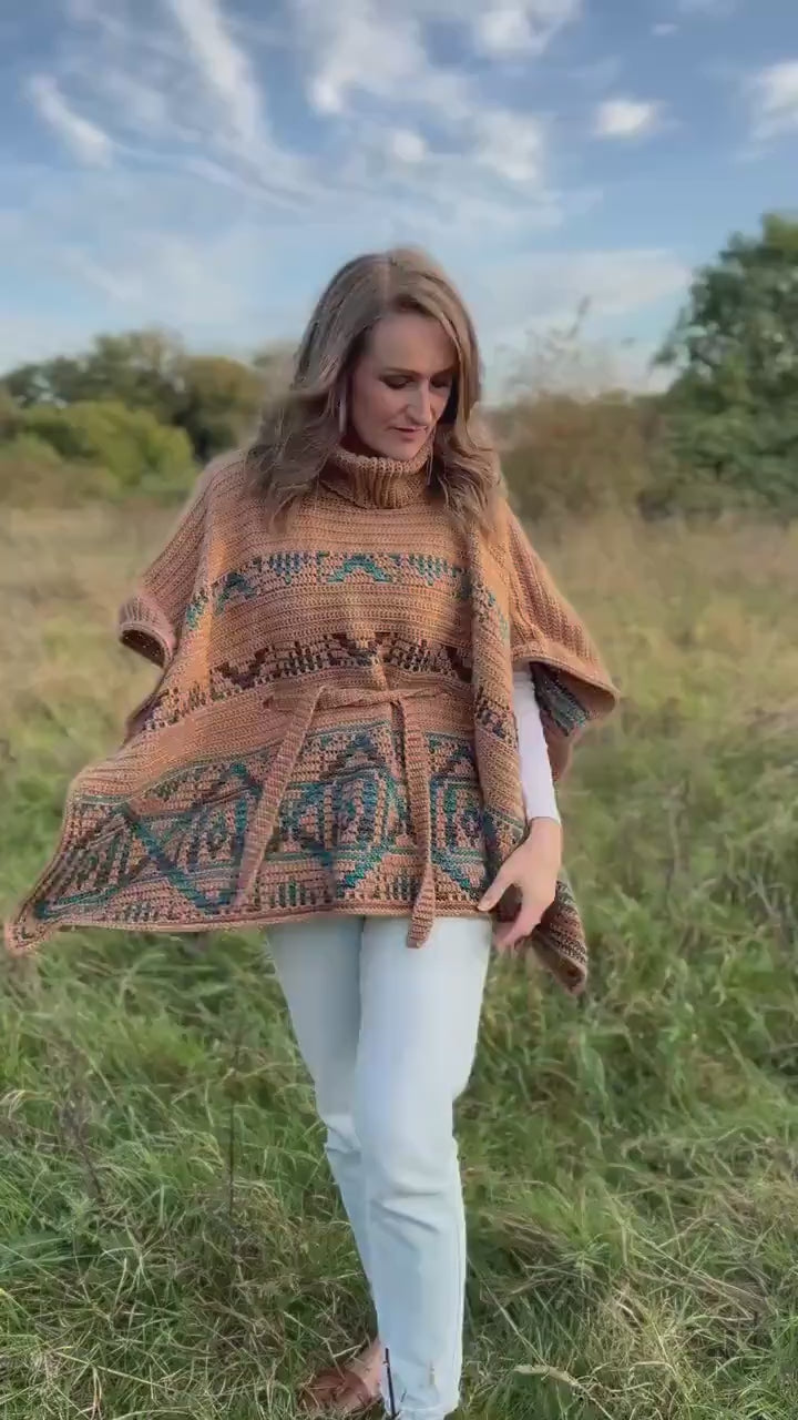 Square Type Laced Coverup Crochet Pattern